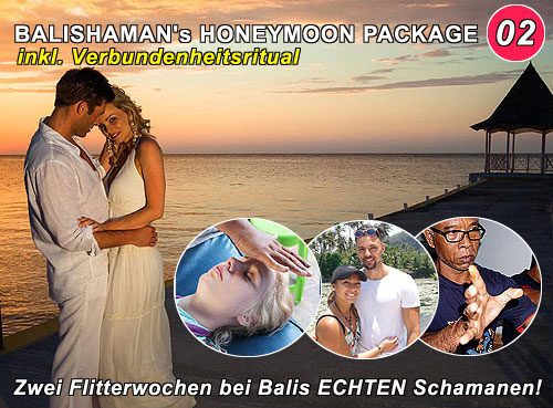 Wenn Du Menschen kennen solltest, die heiraten wollen, dann informiere sie bitte über die Möchlichkeit einer Hochzeitsreise nach Bali und über dieses einmalige und unvergessliche Angebot für Honeymooners! DANKE!